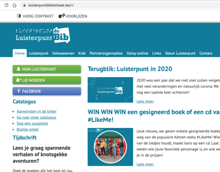 Audiobooks from Luisterpunt (Dutch)