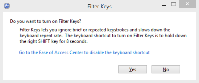 Filter Keys